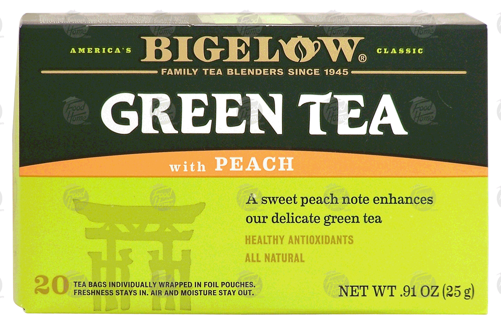 Bigelow  green tea with peach Full-Size Picture